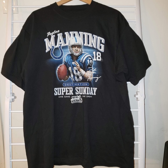 Reebok Other - Peyton Manning Colts Super Bowl Shirt